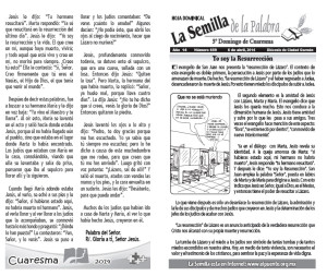 Semilla de la palabra para el 06 de Abril de 2014