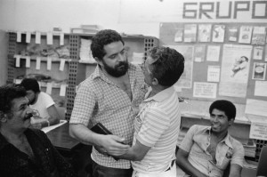 Luis Ignacio da Silva (Lula) at Trade Union Rally